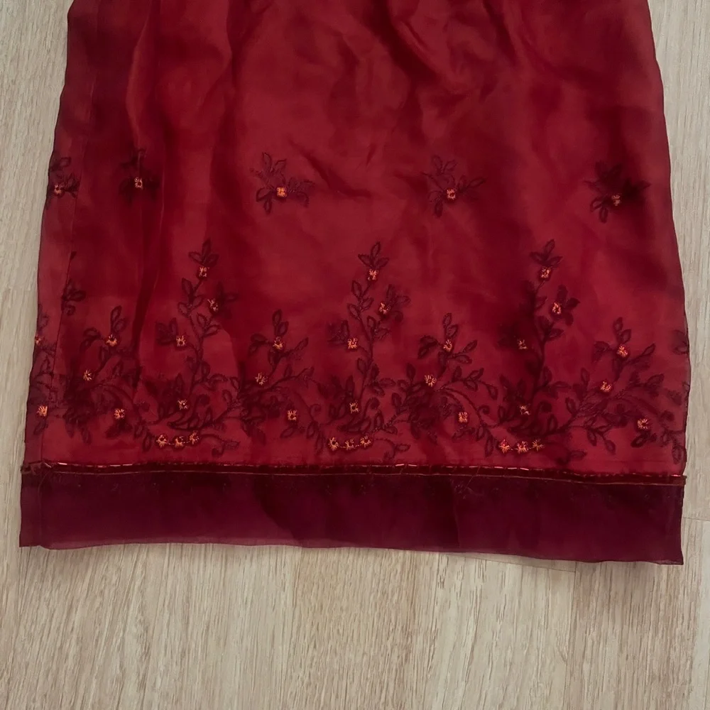 Laundry By Shelli Segal Red Floral Mini Dress - Picture 2 of 5